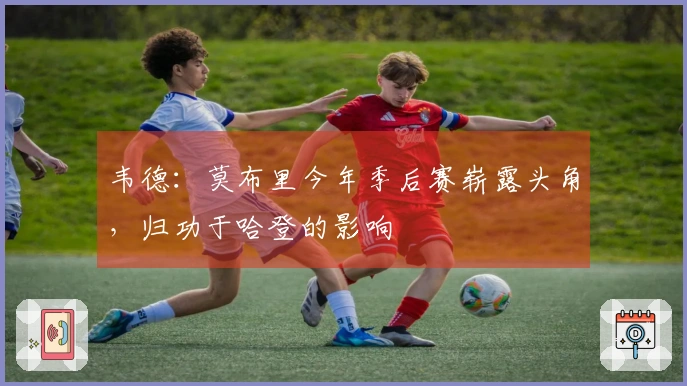 韦德：莫布里今年季后赛崭露头角，归功于哈登的影响